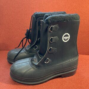 Black Waterproof Lined Boots